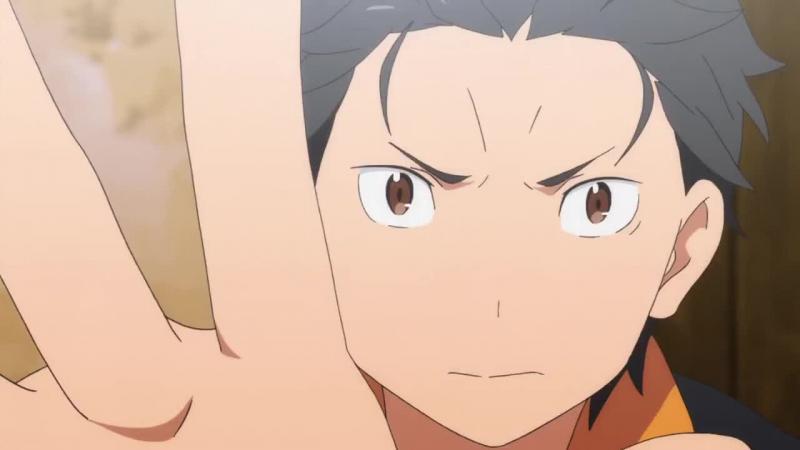 Кадры из аниме Re: Жизнь в альтернативном мире с нуля / Re: Zero – жизнь с нуля в другом мире / С нуля: Пособие по выживанию в альтернативном мире (2016)